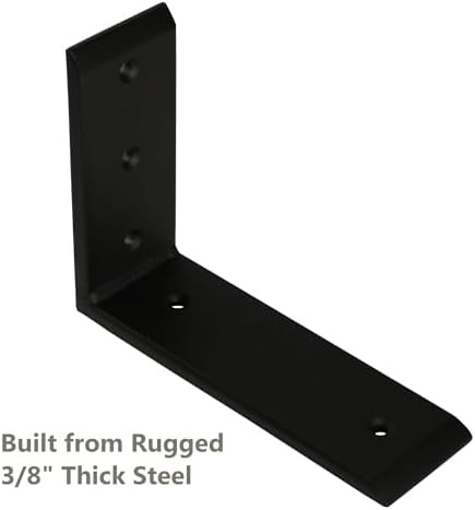 NEODROP 4-Pack 12 Inch Countertop Support Brackets, Heavy Duty L Brackets for...