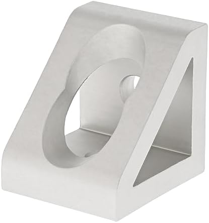 8020, 4332, 15 Series, 2 Hole Aluminum Inside Corner Gusset L Bracket for 80/...