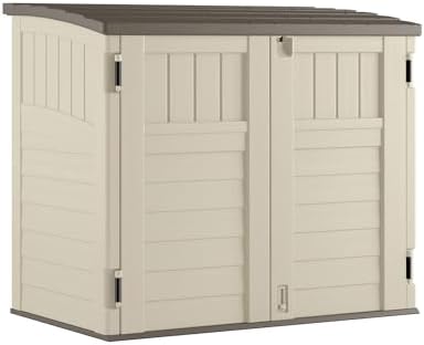 Suncast 34 Cu Ft Capacity Horizontal Outdoor Storage Shed