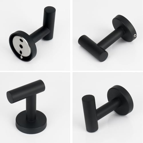 NearMoon Bath Towel Hooks- SUS 304 Stainless Steel Robe Hook Holder, Heavy Du...