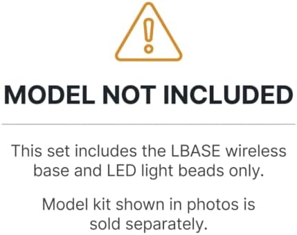 LBASE Wireless LED Light Set with Display Base for Gundam Kits