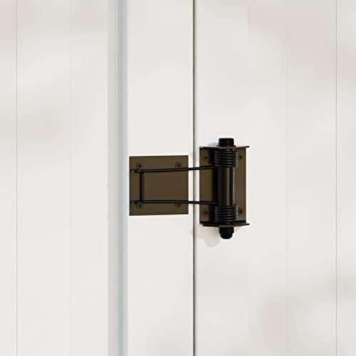 Heavy Duty Flat Gate Closer, Powder Coated, Self Closing Adjustable Gate Clos...