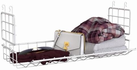 ClosetMaid Hideaway Hanging Wire Shelf for Closets, Pantries, Laundry Rooms, ...