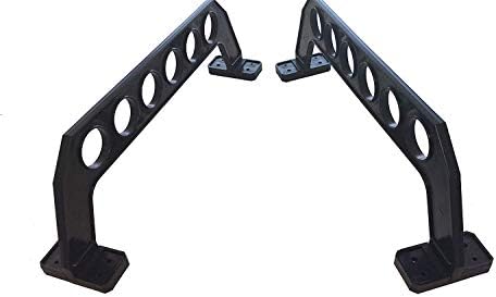 Cobra Storage Garage Door Storage Rack - 21" Black ABS Plastic Fishing R...