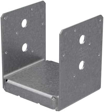 Simpson Strong-Tie ABU66RZ ABU ZMAX Galvanized Adjustable Standoff Post Base ...