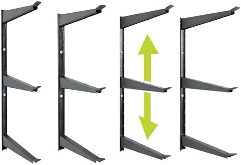Heavy Duty Wood and Lumber Storage Rack (2-Pack), Holds Up To 960 lbs - Easy ...