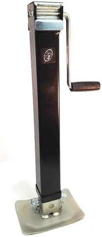 8,000 lbs. Side Wind Weld on Square Tube Drop Leg Jack with 7,000 lbs. Lift C...