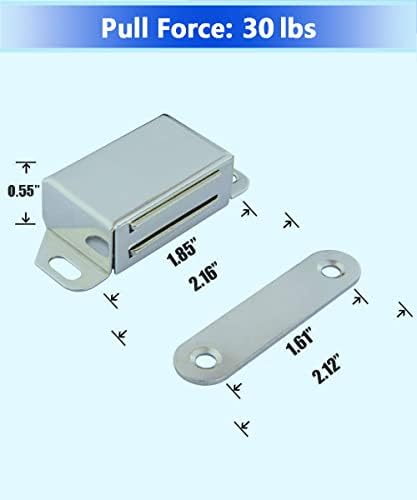 WOOCH Magnetic Door Catch - 30lb High Magnetic Stainless Steel Heavy Duty Cat...