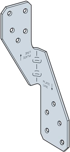 Simpson Strong-Tie H2.5A - Galvanized Steel 18 Gauge Hurricane Tie, Rafter to...