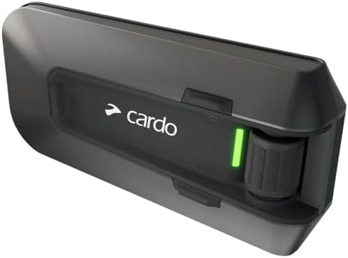 Cardo PACKTALK Edge Motorcycle Bluetooth Communication System Headset Interco...