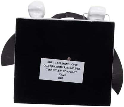 Kurt Adler 15-inch Wooden Halloween Skull Nutcracker