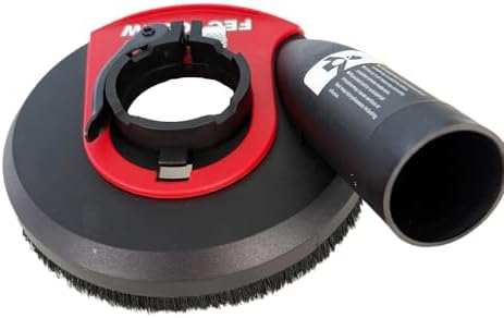 Dust Shroud for Angle Grinder with Diamond Grinding Cup Wheel, 4.5–5 Inch &am...