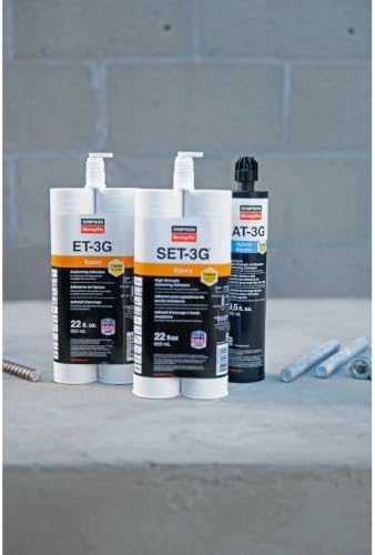 Simpson Strong-Tie SET-3G10 High-Strength Epoxy Anchoring Adhesive for Thread...