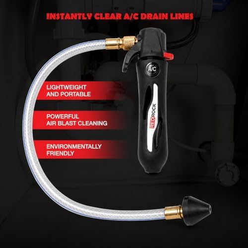 RedRock Gallo Drain Gun with 5 Unthreaded CO2 Cartridges for A/C Condensate L...