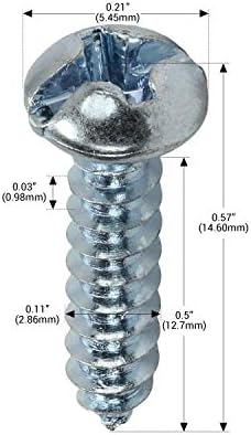 Rok Hardware 50 Pack of Zinc Double Roller Catch with Prong for Cabinet Doors...