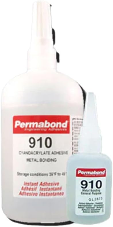 Permabond 910 (1oz Bottle) Instant Adhesive-Fast-Set Low Viscosity Thin Metal...