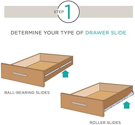 Liberty D68822C-W-TS 22-Inch Bottom Mount Drawer Slide (Pack of 2)