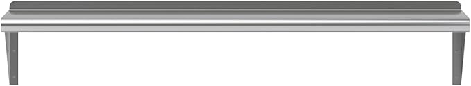 AmGood 48" Long X 10" Deep Stainless Steel Wall Shelf | NSF Certifi...