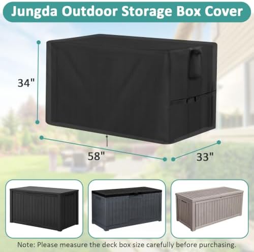 Outdoor Storage Box Cover for Keter XXL 230 Gallon Deck Box