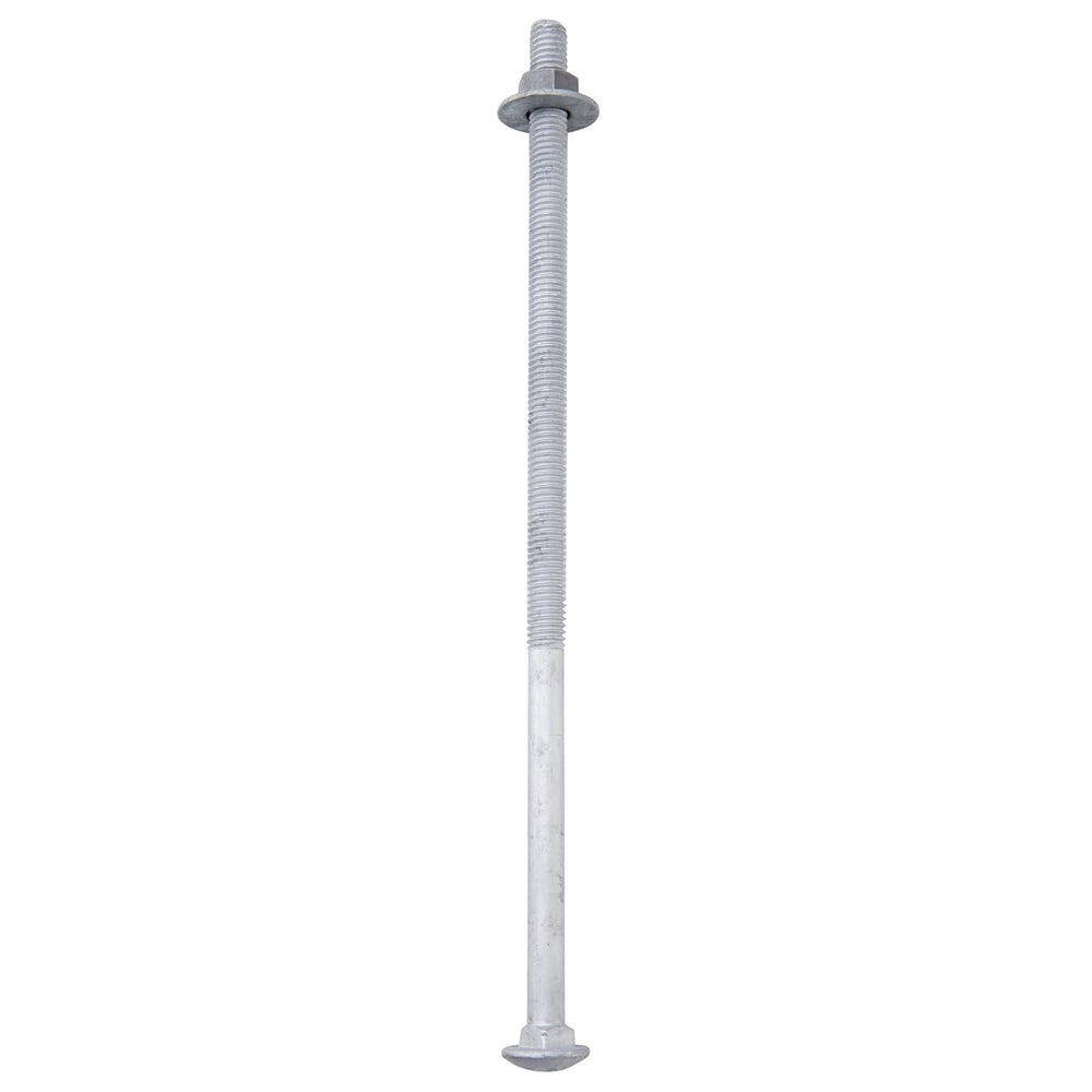 3/8" x 12" Carriage Bolts (25 PCS), Hot Dip Galvanized, Heavy Duty ...