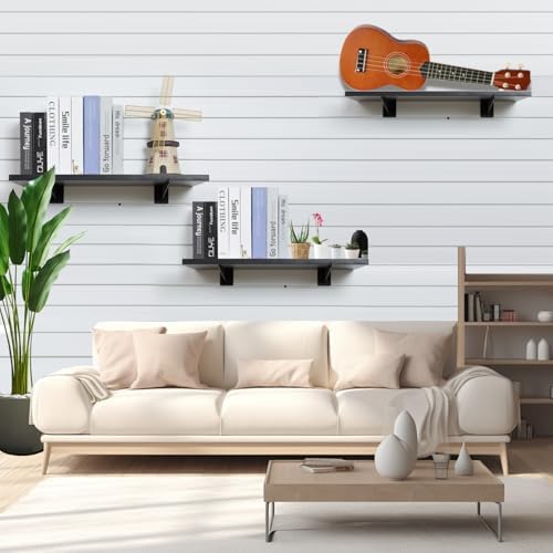 12 Inch Slatwall Shelf Bracket, Slatwall Accessories, Heavy Duty Slat Wall Sh...