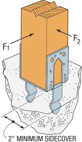 Simpson Strong-Tie PB66 Post Base - 5-1/2 in. x 5-1/4 in., 6x6 Nominal Post S...