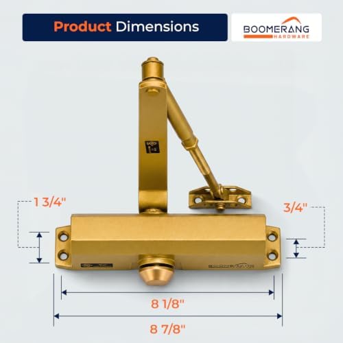 Boomerang D703 Medium-Duty Designer Auto Commercial Door Closer