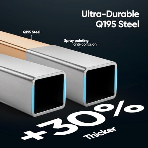 Quictent 20x20 FT Heavy Duty 2-Car Metal Carport, Galvanized Steel Hard Top S...