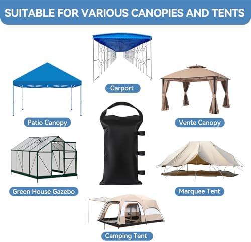 Sand Bags for Canopy Legs Empty Sandbags for Weight, Canopy Tent Weights Set ...