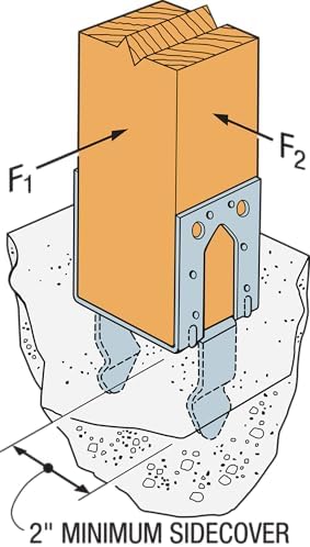 Simpson Strong-Tie PB66 Post Base - 5-1/2 in. x 5-1/4 in., 6x6 Nominal Post S...