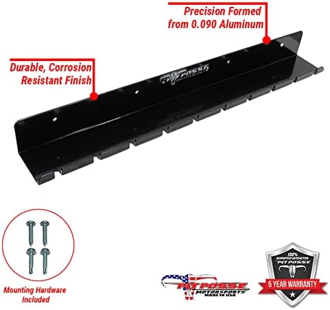 Pit Posse PP3118BK Air Tool Pneumatic Rack Holder Organizer for Enclosed Trai...