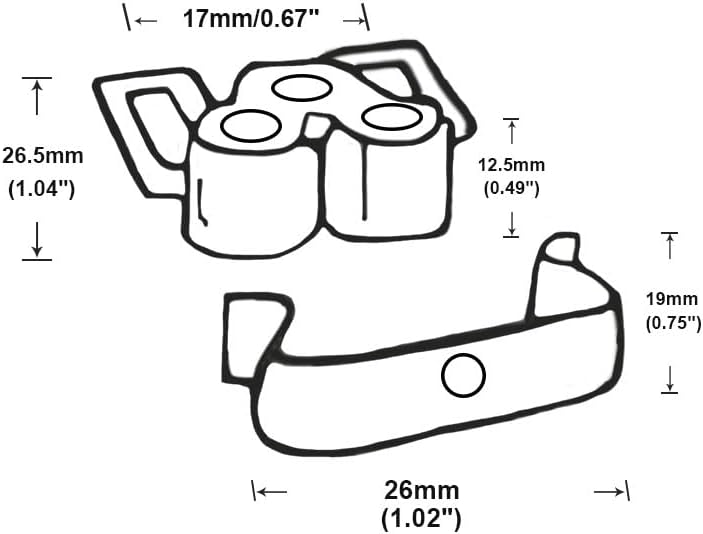 QCAA Friction Roller Catch for RV and Mobil Home, Matte Black, 20 Pack, Made ...