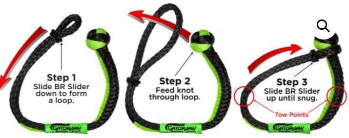 Bubba Rope 176746NGRB-L Heavy Duty 3/8" Synthetic Shackle NexGen PRO Gat...
