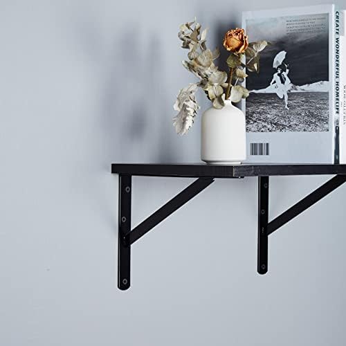 NEODROP 12-Pack 12 Inch Heavy Duty Shelf Brackets, Large Wall Bracket for Flo...