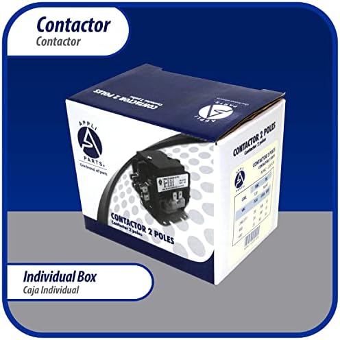 Appli Parts APAC-240240 Heavy Duty Contactor 2 Poles 40A 240V Coil Replacemen...