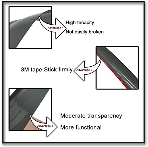 Smoke Sun/Rain Guards Window Visors Compatible (4Pcs)