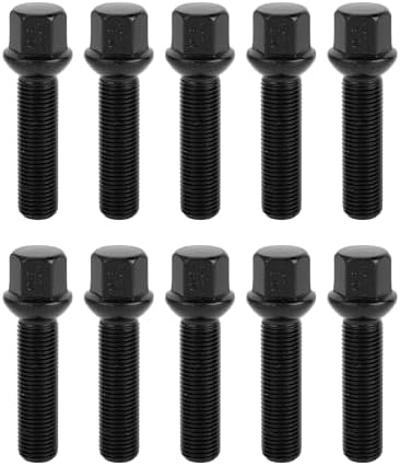 M14x1.5mm Ball Seat Wheel Lug Bolt for Volkswagen 19mm Hex 50mm Shank Length ...