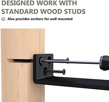 NEODROP 8 Inch Floating Shelf Brackets, Heavy Duty Hidden Bracket for Wall, M...