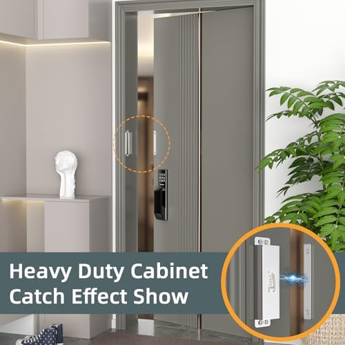 Jiayi Magnetic Cabinet Door Catches 2 Pack Heavy Duty Magnetic Door Latch 110...