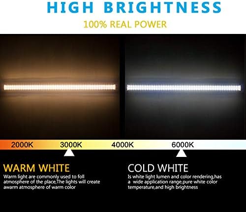 8Ft LED Shop Light Fixture, 120W Integrated LED Tube Light, 6000-6500K (10Pcs)