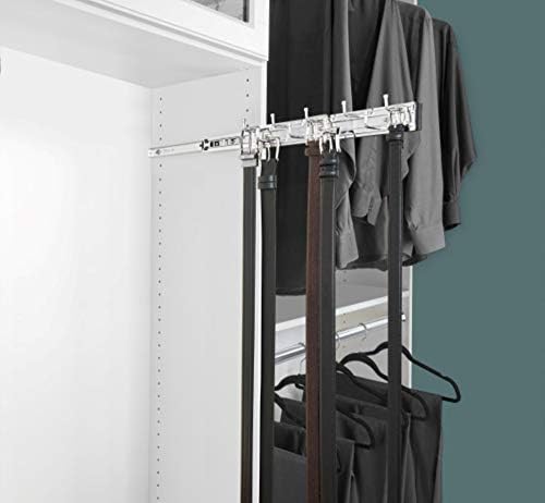 Rev-A-Shelf Sliding Belt Rack for Closets, Min Opening Width 2.5", 2 Pack