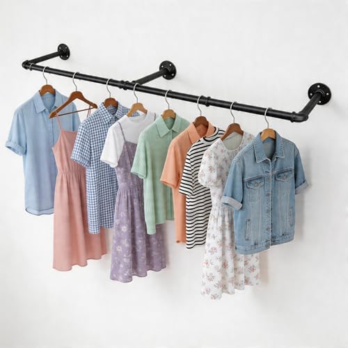 Wall Mounted Clothes Rack 48.8 Inch/4FT