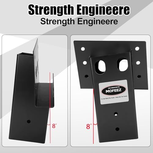 Mofeez Outdoor 4x4 Compound Angle Brackets for Deer Stand Hunting Blinds Shoo...