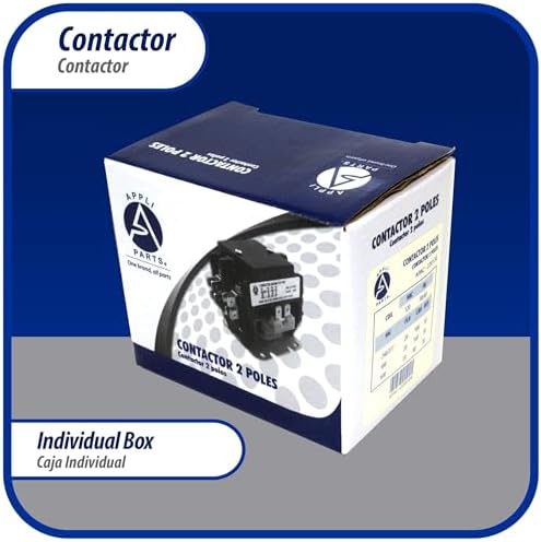 Appli Parts APAC-240240 Heavy Duty Contactor 2 Poles 40A 240V Coil Replacemen...