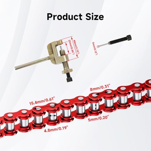 25H Chain 480 Link for Razor MX350 MX500 MX650 Dirt Rocket Bike