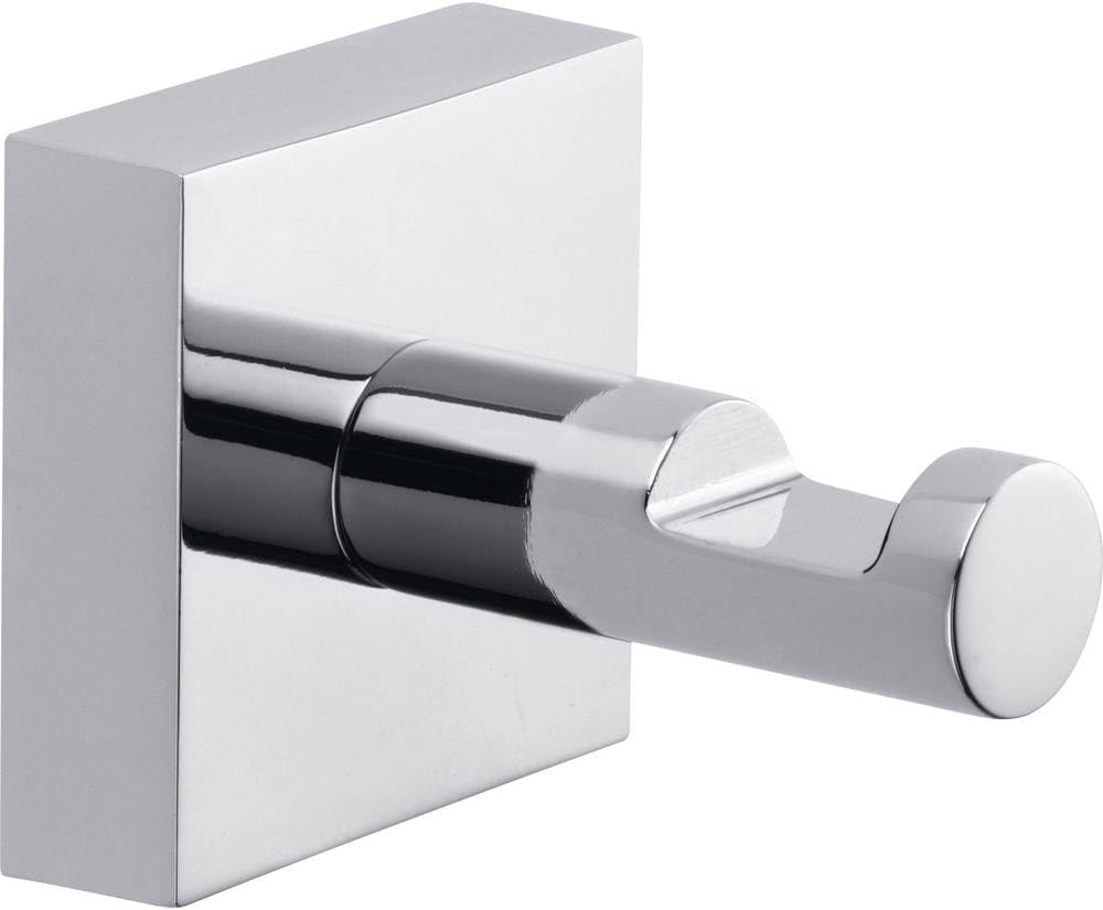 tesa® Ekkro Towel Hook, high Gloss Chromed Metal, self-Adhesive, Adhesive