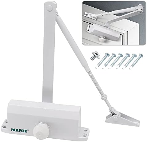 Marie Hold Open Door Closer Applies Regular,Top Jamb Mounting,Adjustable Auto...