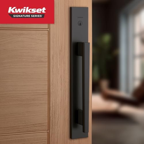 Kwikset Careus Front Door Lock Handle and Deadbolt Set, Entry Door Handleset ...