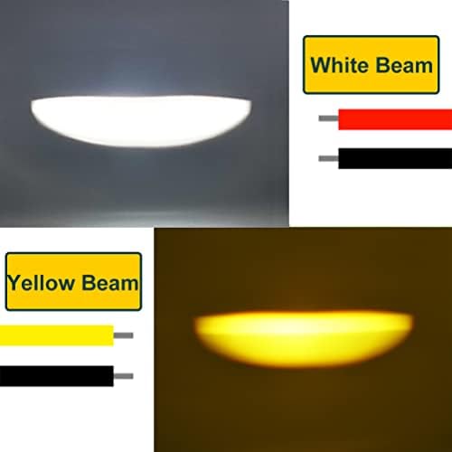 3" Flush Mount LED Pod Light Offroad Spot Fog Work Lamp for Truck SUV ATV