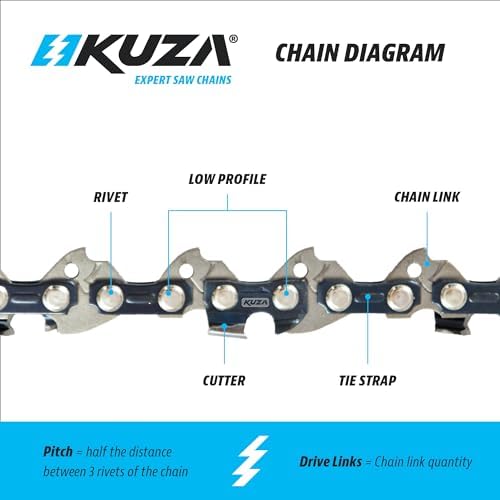 STIHL 20 Inch Chainsaw Chain 0.325" Pitch, 063" Gauge, 81 Drive Lin...